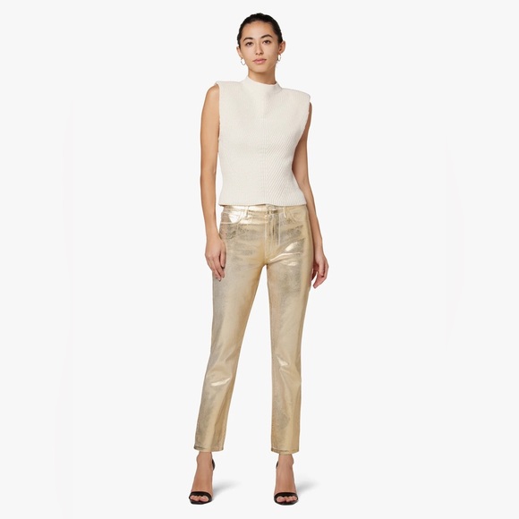 Anthropologie Gold High Rise Jeans - Picture 3 of 15